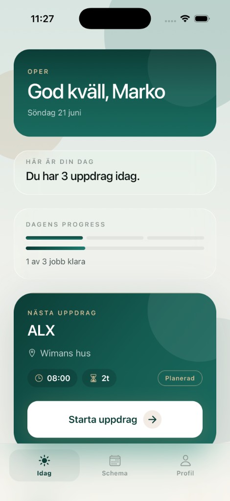 OPER fältapp